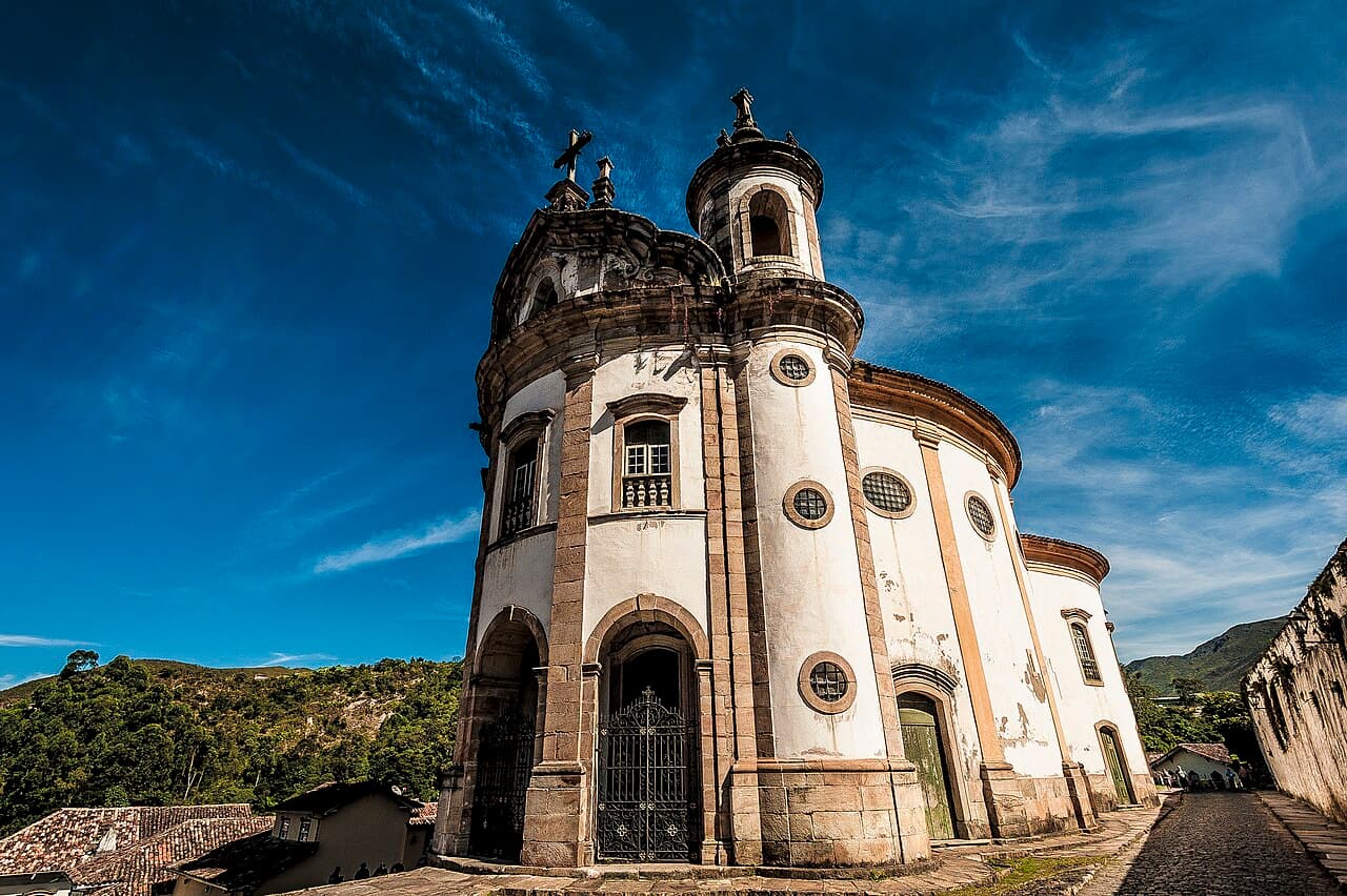 Igreja de Nossa Senhora do Rosário, em Ouro Preto